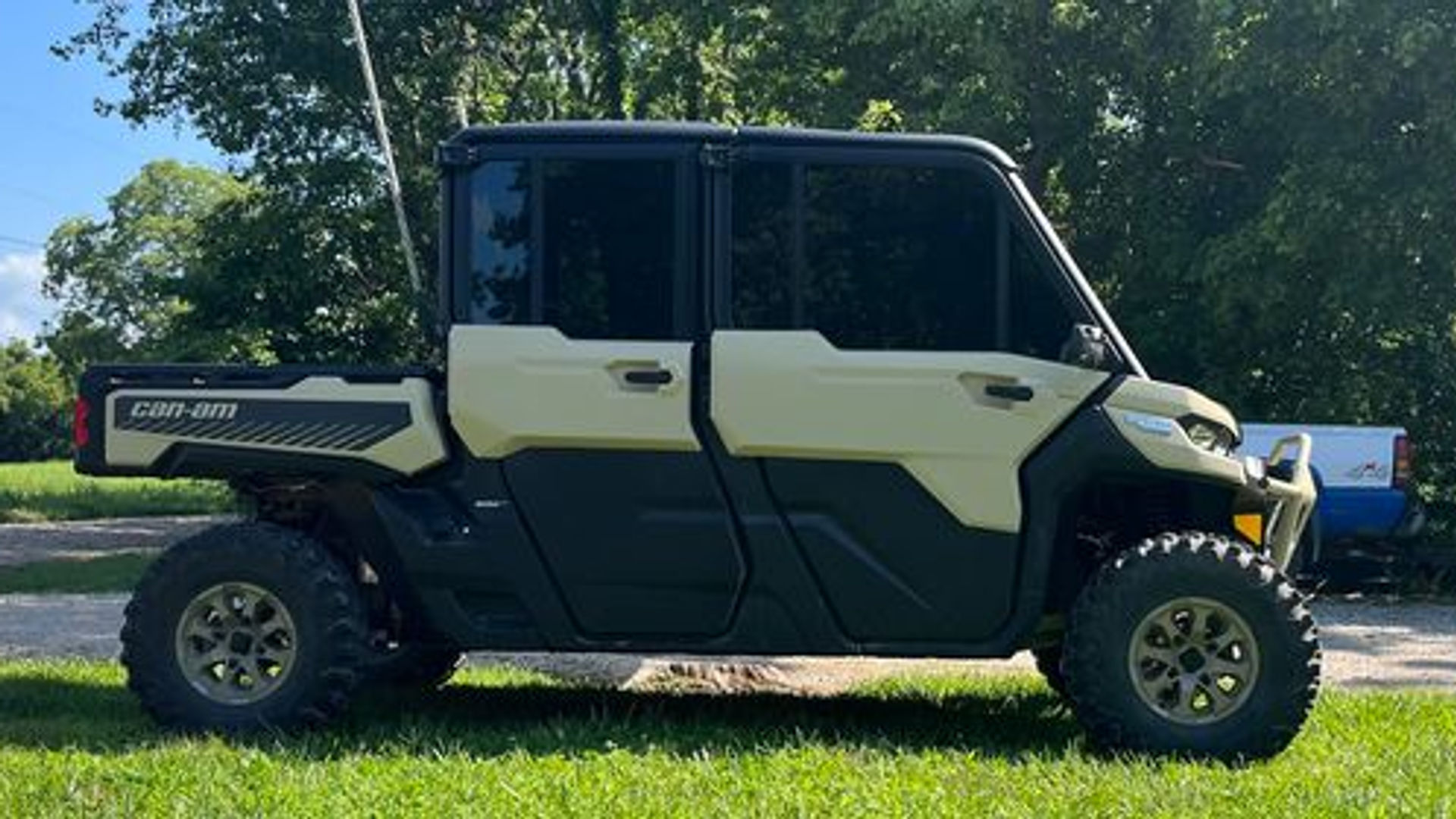 Tan Can-Am Defender UTV